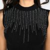 Frank Lyman Sleeveless Top with Rhinestones Style 223470 - Image 3