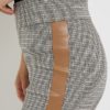 Tapered Leg Plaid Pants Style 224074 - Image 3