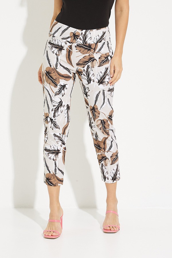 Tropical Print Pants Style 231269 — Crossroads Boutique